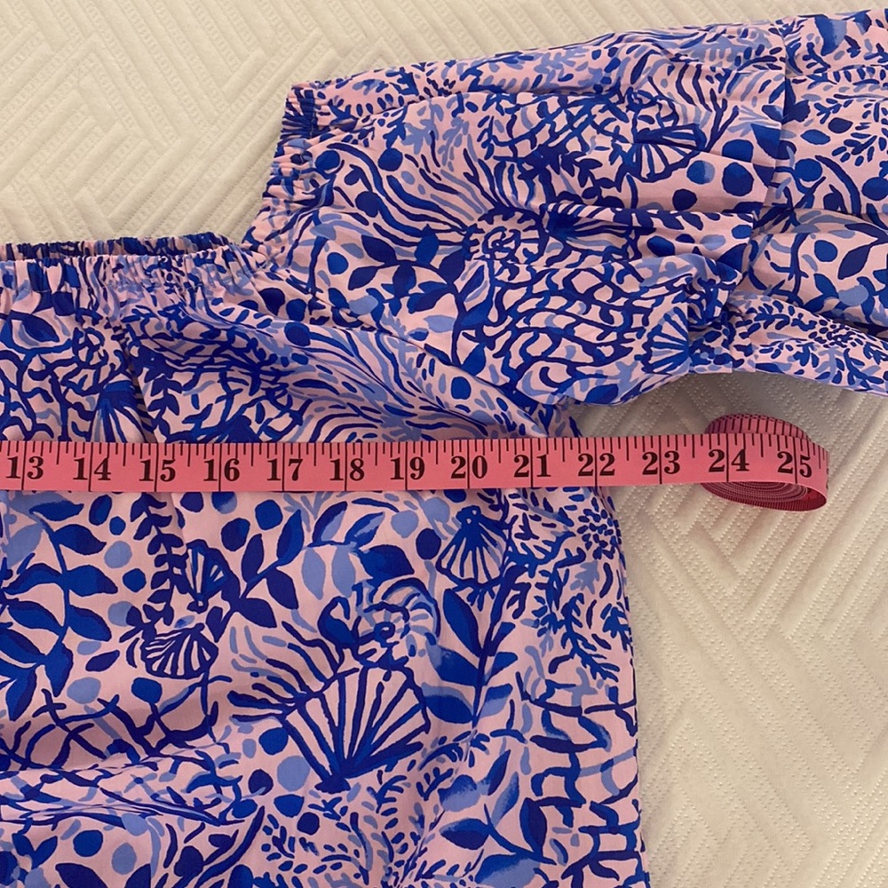 Lilly Pulitzer Frankee Off The Shoulder Short Sleeve Top NWT size XL - Picture 4 of 10